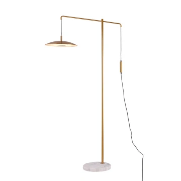 rose gold and grey floor lamp