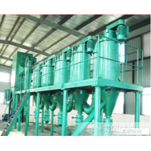 jet mill and classifier for abrasive powders