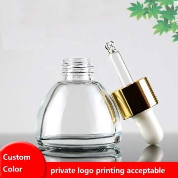 Triangle glass dropper bottle/ essence oil bottle