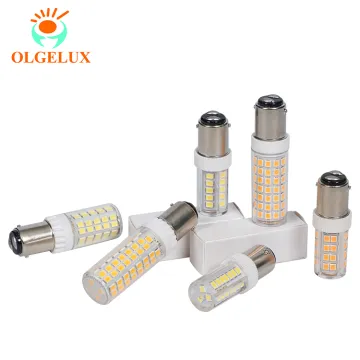 OLGELUX AC120V Corn LED Bulb - Long Life, No Flicker, 3.2W-7W, BA15D Compatible