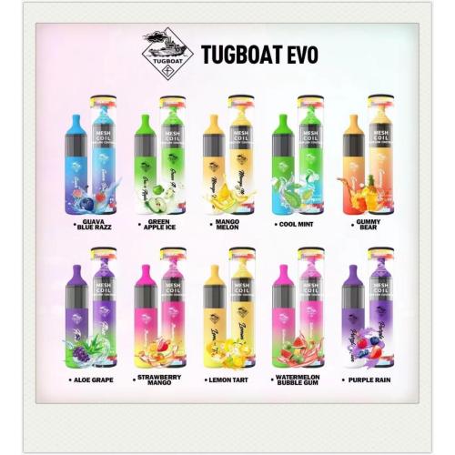 Tugboat Evo 4500 Puffs Disponível Kit POD