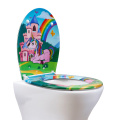 Fanmitrk Soft Close Toilet Seat Unicorn pattern UF01-22