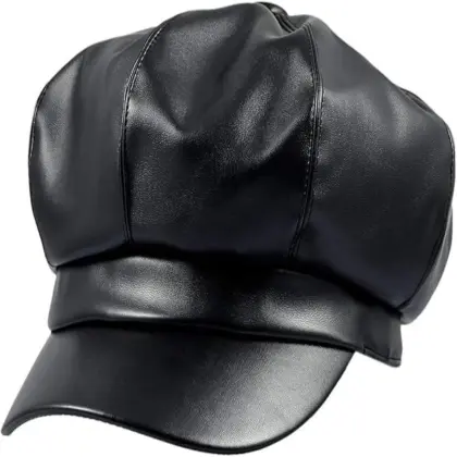 Leather painter hats for women