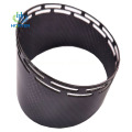 Twill plain black cnc cutting carbon fiber pipe