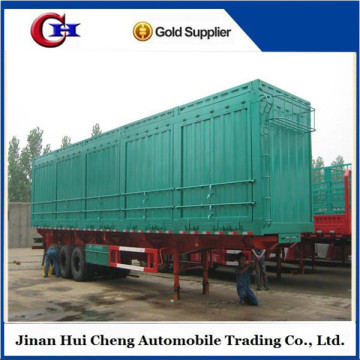 Hot sale 3 axles 50 tons cargo box trailer enclosed trailer