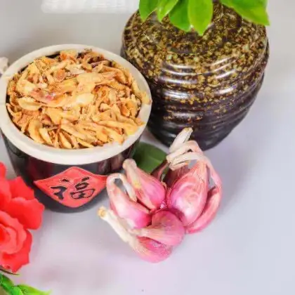 Natural Healthy Food Crispy Fried Onion Flakes yellyow onion