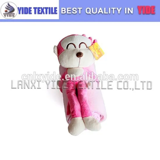Zhejiang factory wholesale super soft baby blankets pink baby blankets
