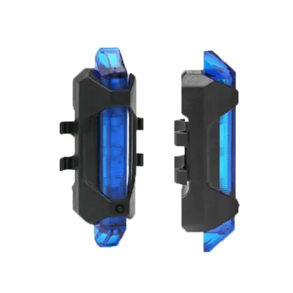 USB Rechargeable Bicycle Tail Light - LED Lamp for Night Riding