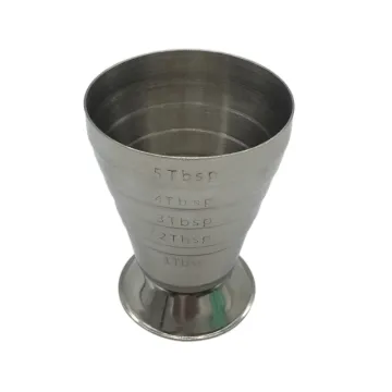 stainless steel jiggers measuring tool