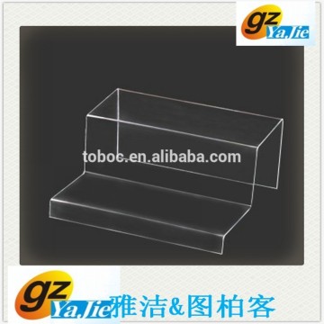 transparent handbag acrylic display bag/shoe display stand