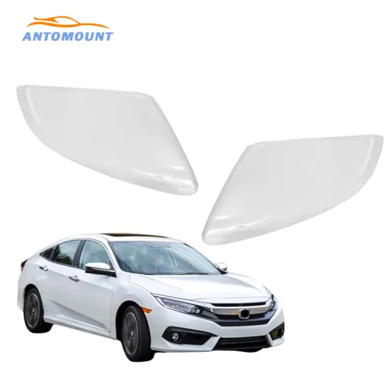 Rear Car Door Side Rearview Mirror Cover Defender for Honda Civic 2016-2019