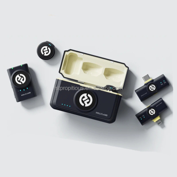 스마트 폰을위한 Hollyland Lark M2 Wireless Lavalier 마이크
