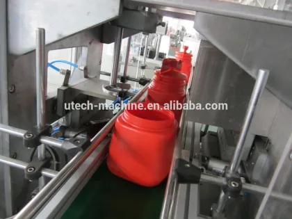 U-TECH automatic bottle neck cutting machine