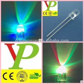 flashing bi-color led diodes with common anode widely usage