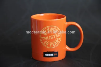 Promotional ceramic drink ware