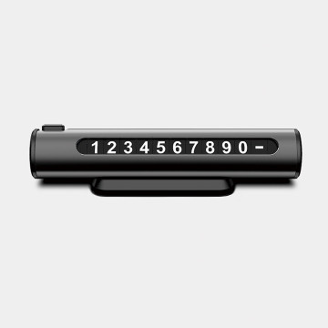 2023 Magnetic Phone Number Plate for Car Parking - Luminous Temporary Stop Number Card