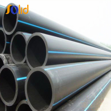 High Press Resistant Black Plastic Water Supply HDPE Pipe