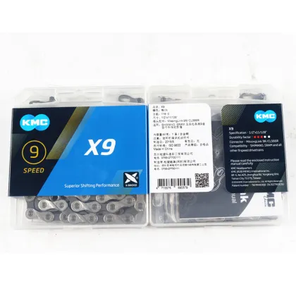 Original Box X9 116 Links KMC 9 Speed MTB Bike Chain