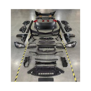 ชุดบอดี้สำหรับ Mercedes-Benz E-Class W212 2009-2015 E63 AMG-กันชนด้านหน้า/ ด้านหลัง, กระจังหน้า, ฮูด, โคมไฟ, บังโคลน