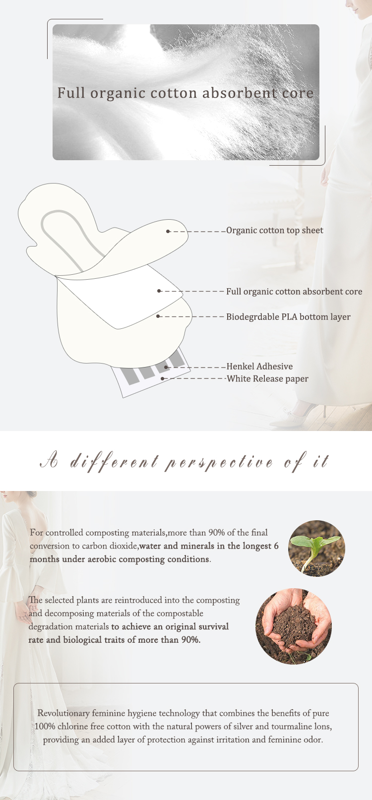 Organic sanitary pad