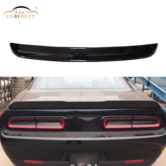Wholesale Factory Direct Glossy Black ABS Plastic Rear Wing for Challenger