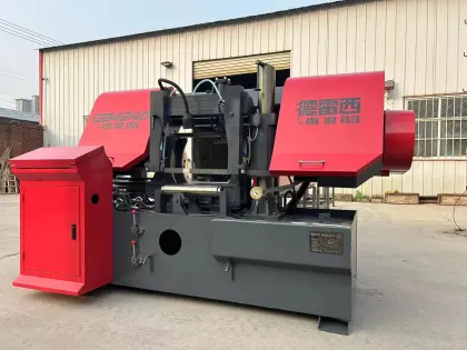 Automatic Horizontal Band Saw with Vertical Saw Bed and Bimetal Blade Joining Machine