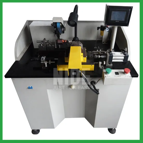 High speed electric motor armature commutator skimmer machine