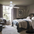 Small room modern smart ceiling fan