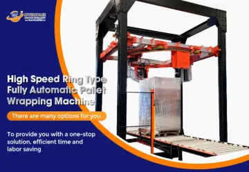 Ring Type Fully Automatic Pallet Wrapping Machine