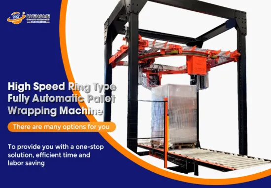 Ring Type Fully Automatic Pallet Wrapping Machine