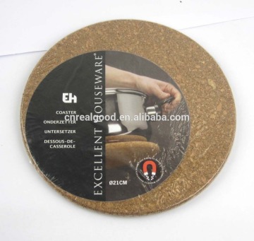 hot selling popular Magnetic Cork Trivet