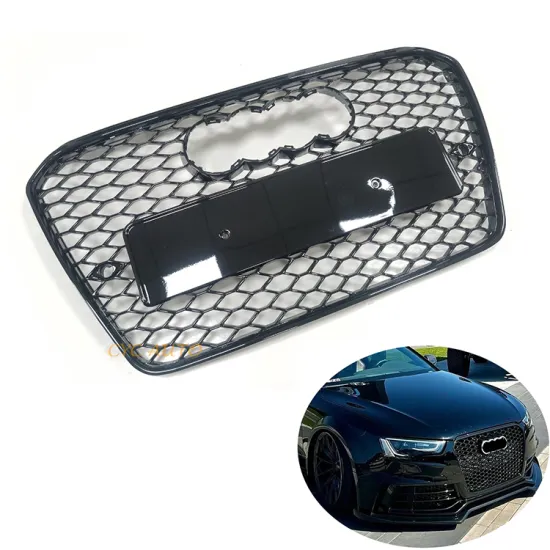 Black and Silver Sport Style Front Bumper Grille for Audi A5/S5 8T 2013-2015 RS5 Facelift