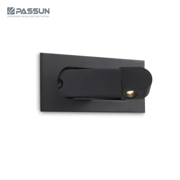 Hotel Bedside Guestroom Headboard Wall Night Light: Adjustable LED Reading Lamp