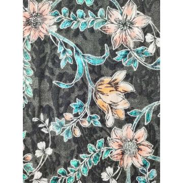 Rayon Nylon Print Jacquard