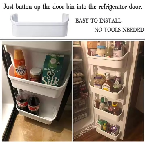 High Quality Refrigerator Door Bin Shelf ABS Plastic
