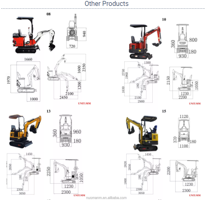 1ton Mini Excavator