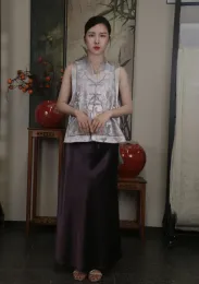 Deep Purple Mermaid Pencil Skirt