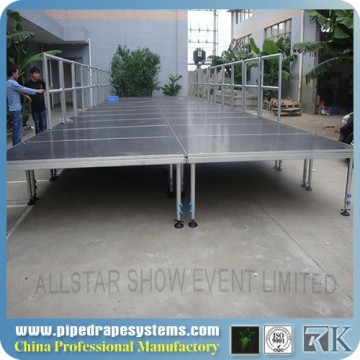 4'x4' 1mx1m outdoor event show aluminum plywood portable portable puppet stage