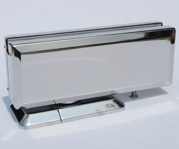 Adjustable floor spring for glass door