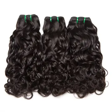 Water Wave Brazilian Virgin Remy Hair Extension Wavy Hair 3 Bundles With Closure Cuticle Aligned Hair No Shedding