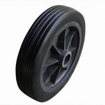 8-inch Solid Wheel with Plastic Rim