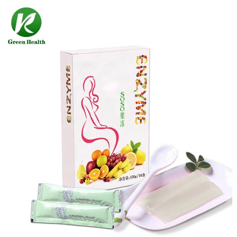 OEM/ODM Vegan Peach Flavor Body Slim Probiotic Detox Weight Loss Collagen Peptide Enzyme Jelly