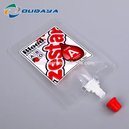 Pouch Juice Packaging Apple Juice Beverage Pouch