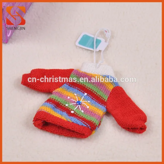 Knit Sweater Handmade Door Hanger Christmas Tree Decoration