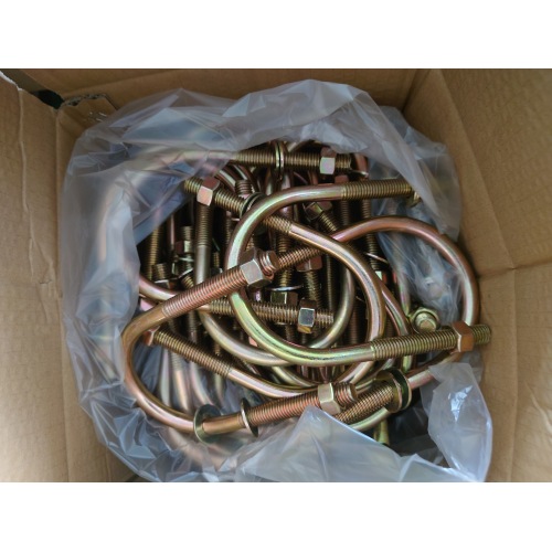 OEM U-болт F1554 Gr55 Ацынкаваны U-вобразны болт M6 M8 M10 Q235 U-болт з мяккай вугляродзістай сталі