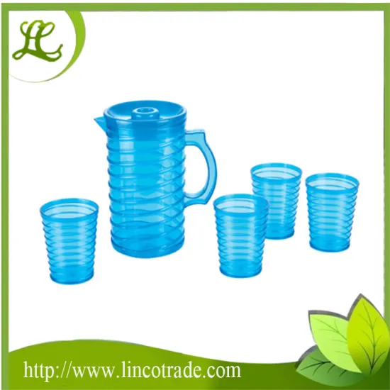 Food Grade Plastic Pitcher And Mug Set