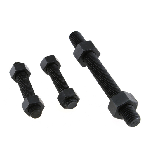 Rosca completa do parafuso prisioneiro de óxido preto de alta resistência