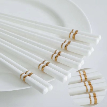 lux Gold Custom Design Chinese Chopsticks and Tableware