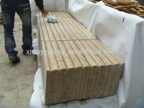 Madura Gold granite window sills with bullnose edges