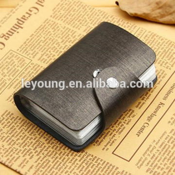 Soft Leather Custom Credit Card Holder Wallets